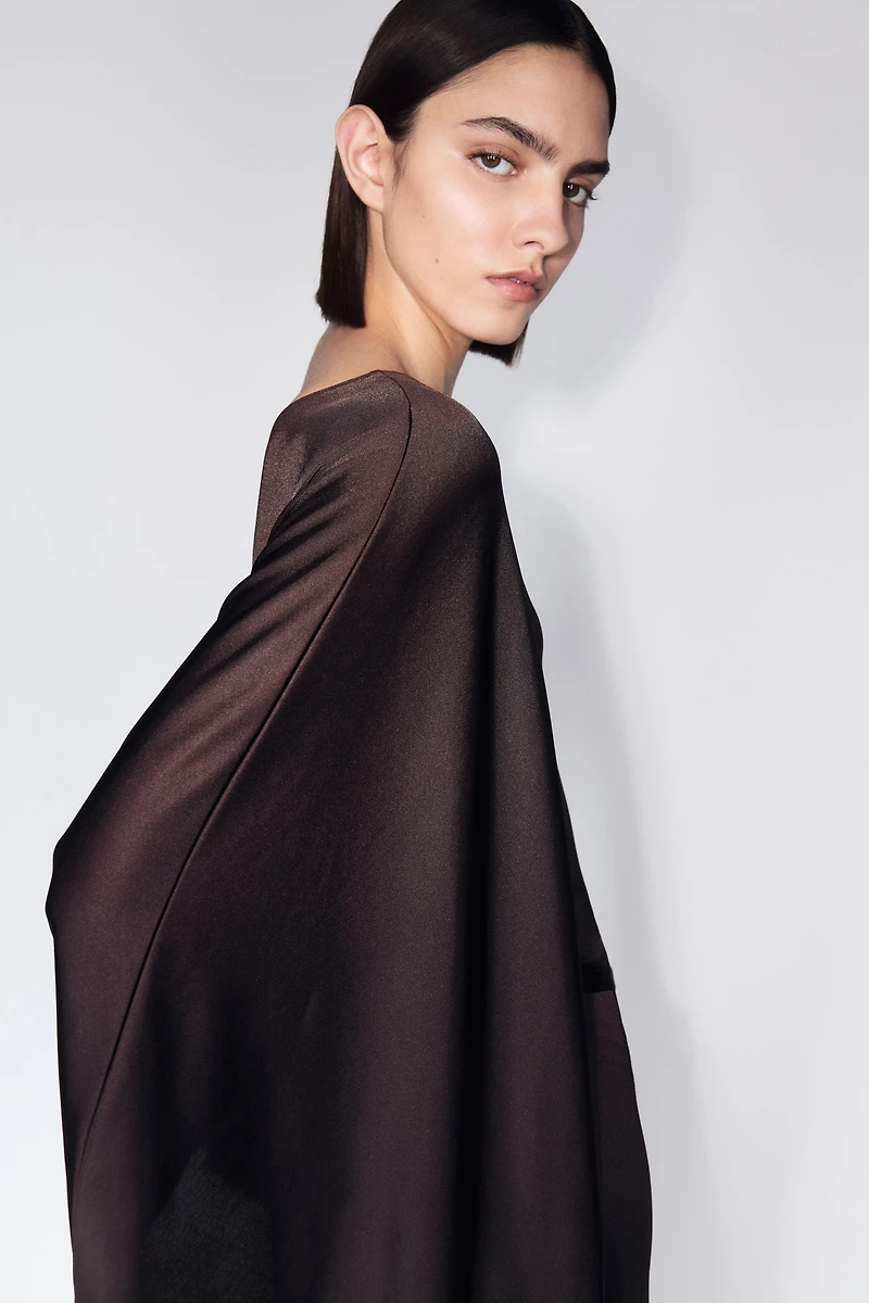 Tie-Belt One-Shoulder Jumpsuit