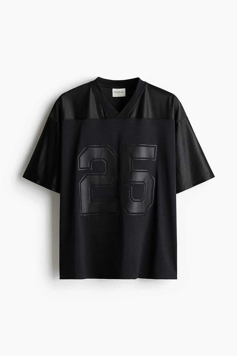 Loose-Fit Printed Sports Shirt with DryMove™