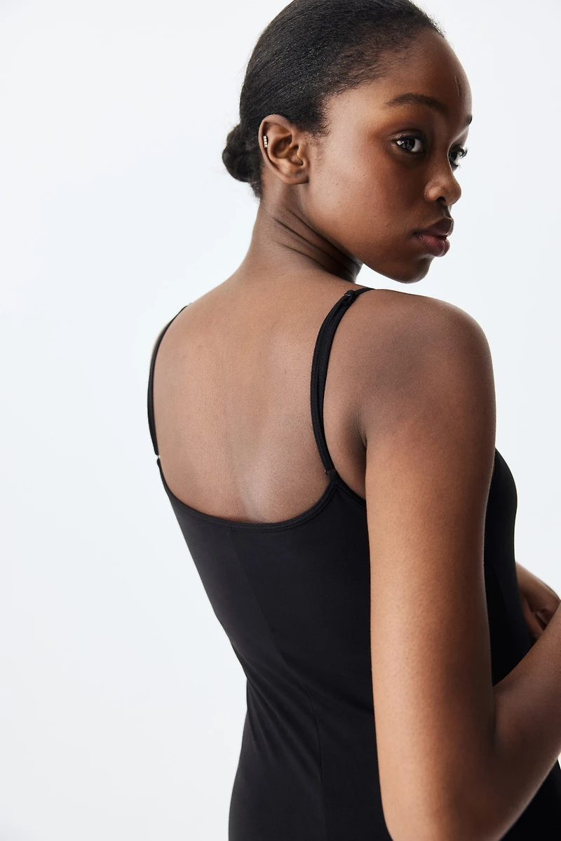 MAMA Before & After Integral-Bra Unitard