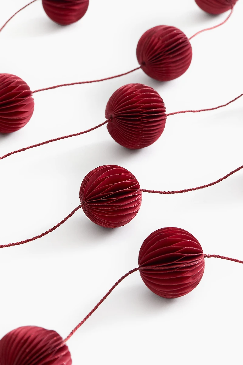 Guirlande scintillante en nid d'abeille