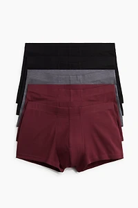 Lot de 5 caleçons boxeurs courts en coton