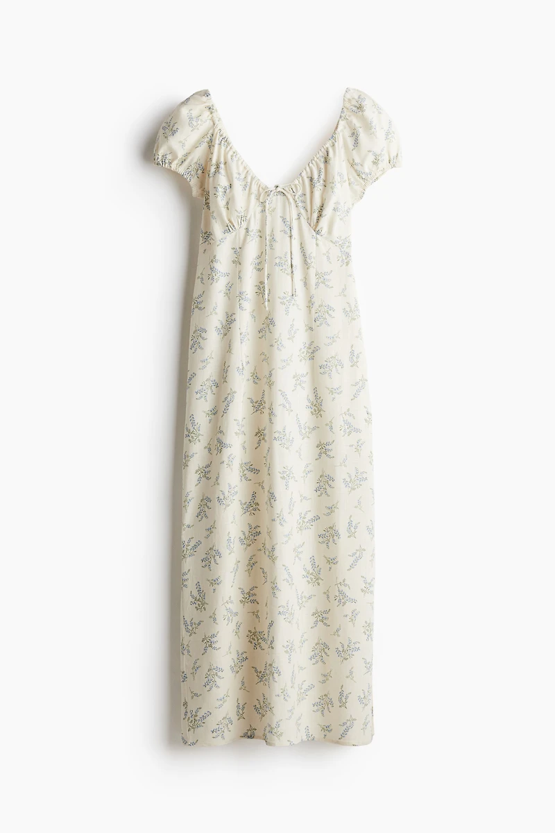 Tie-Detail Maxi Dress