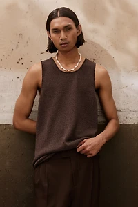 Regular-Fit Sheer Tank Top