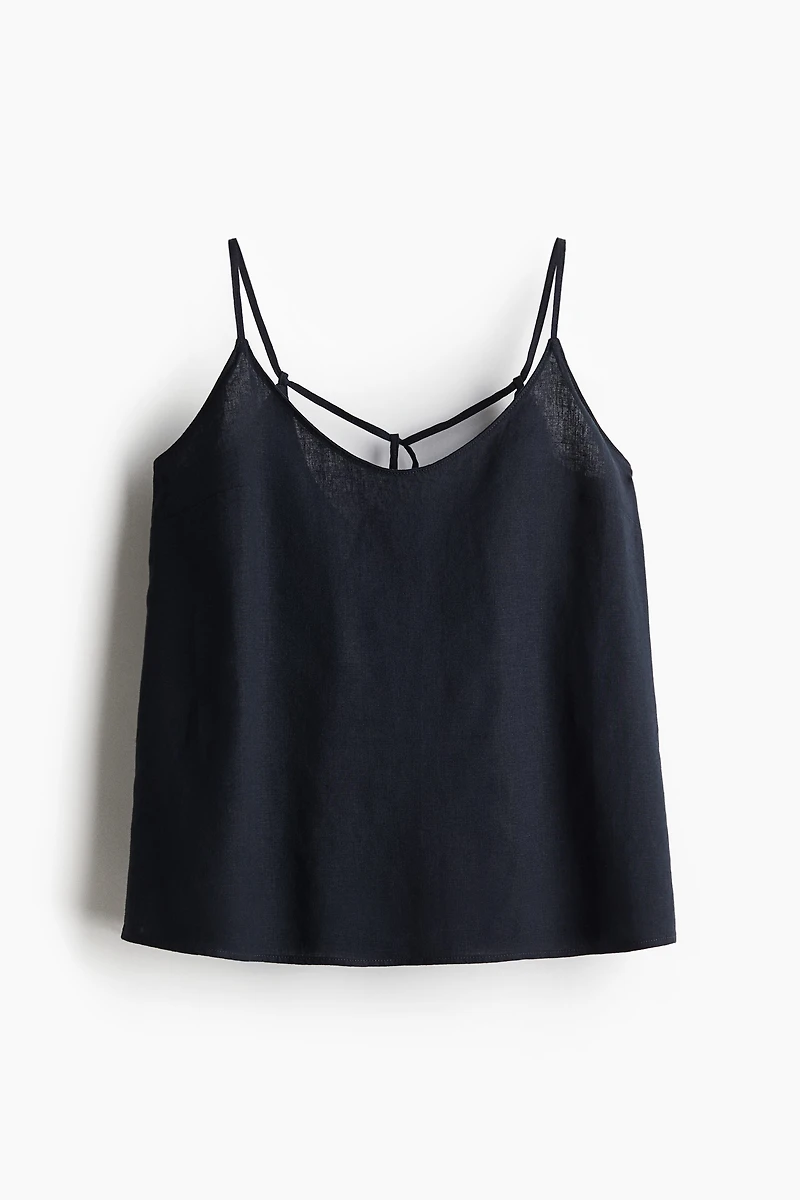 Linen-Blend Camisole Top