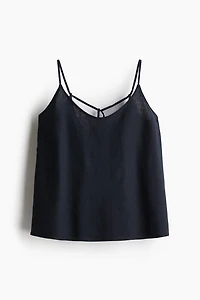 Linen-Blend Camisole Top