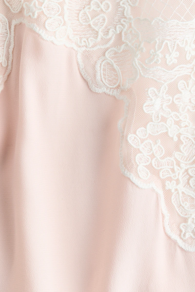 Lace-Trimmed Camisole Top