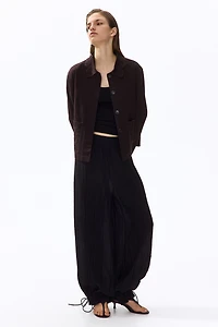 Veste en sergé avec broderie anglaise
