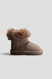Fluffy-Lined Boots