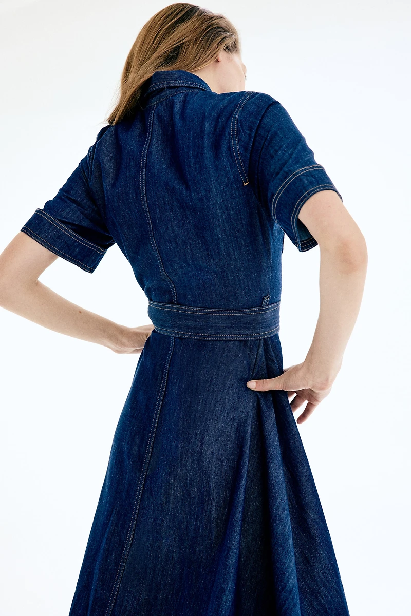 Denim Shirt Dress