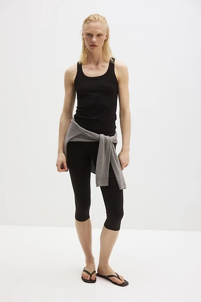 Cooling Slim-Fit Ribbed Tank Top