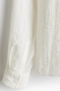 Chemise classique en tissu jacquard
