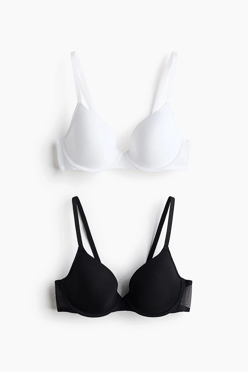 2-Pack Padded Underwire Bras