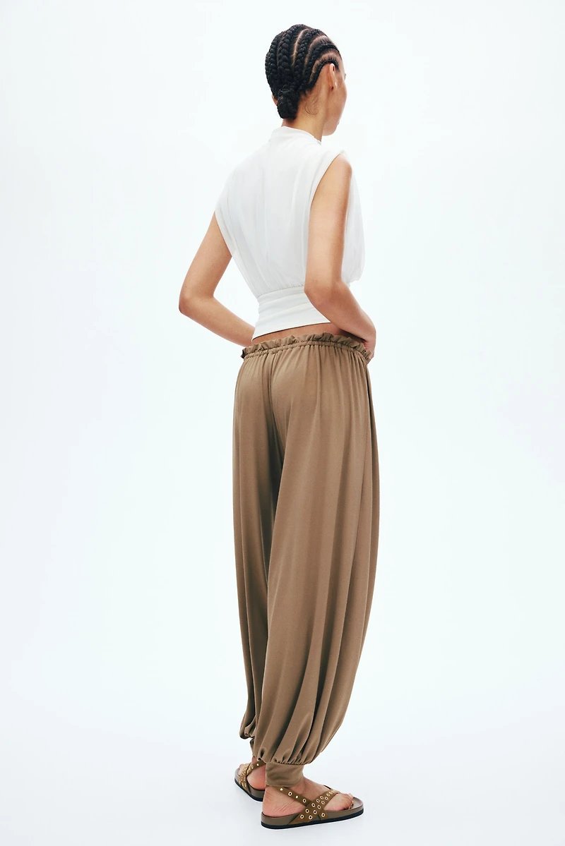 Pantalon en jersey avec jambes ballon