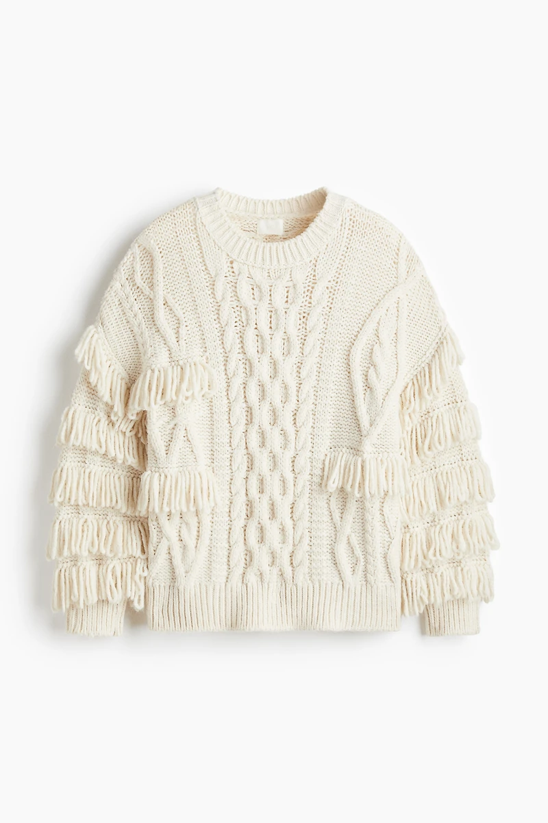 Sweater with Fringe