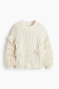 Sweater with Fringe