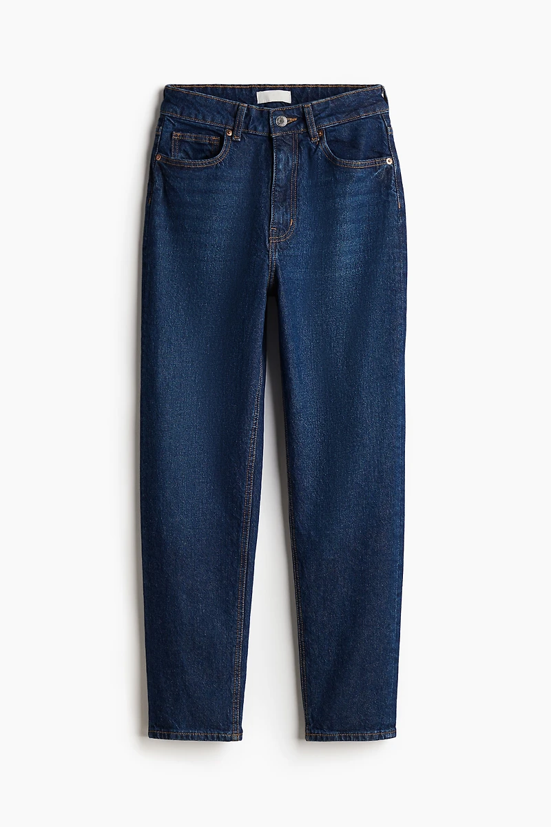 High Rise Slim Leg Mom Jeans