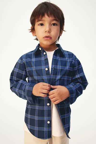 Chemise à manches longues en coton