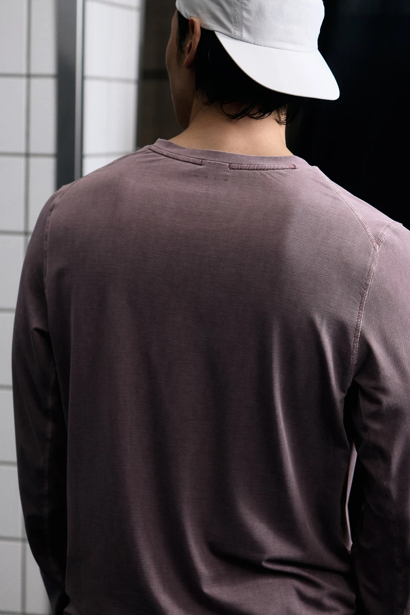 Regular-Fit Long-Sleeve Sports Shirt with DryMove™