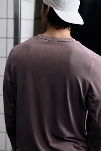 Regular-Fit Long-Sleeve Sports Shirt with DryMove™