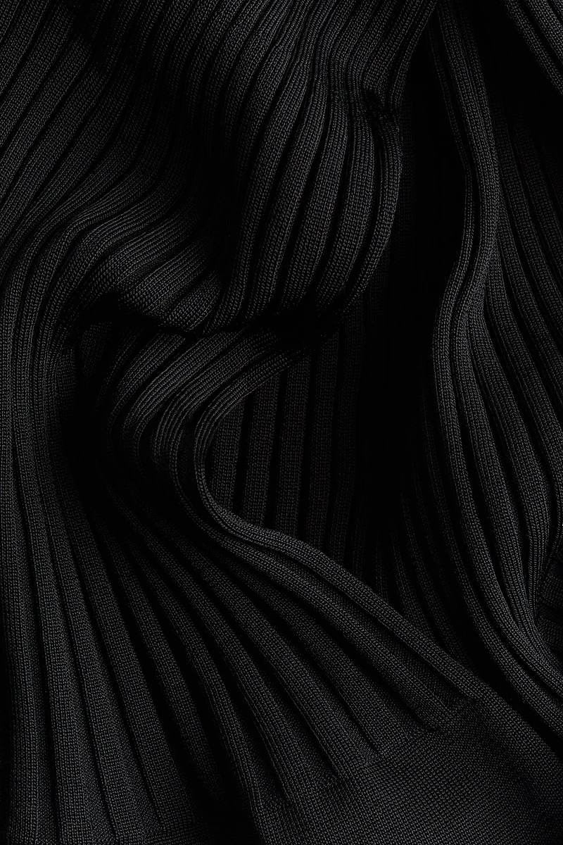 Rib-knit Maxi Dress