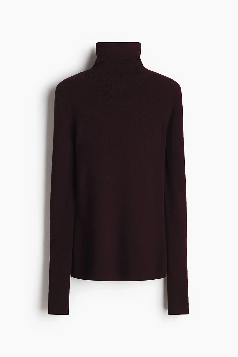 Cashmere-Blend Turtleneck Sweater
