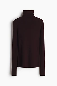 Cashmere-Blend Turtleneck Sweater