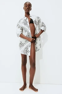 Chemise de plage froissée