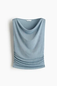 Haut en jersey à effet drapé