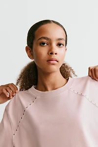 Studded Cotton T-Shirt
