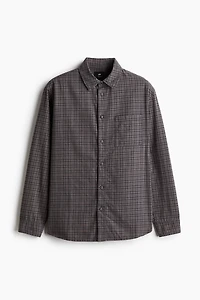 Loose-Fit Flannel Shirt