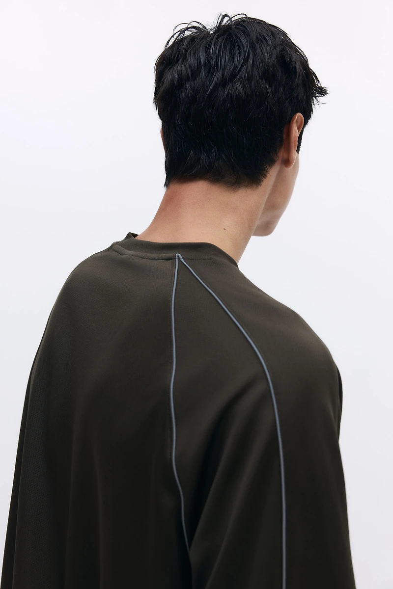 T-shirt ample en filet