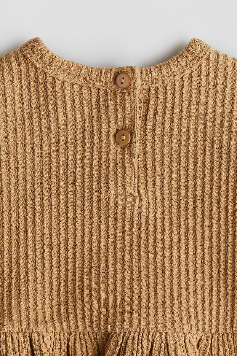 Textured Jersey Dress