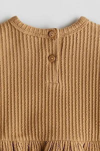 Textured Jersey Dress