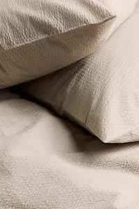 Seersucker King/Queen Duvet Cover Set