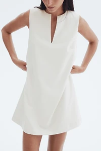 Twill Shift Dress