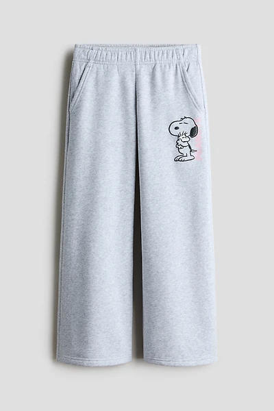 Sweatpant Joggers with Printed Motif