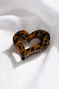 Heart-Shaped Hair Claw