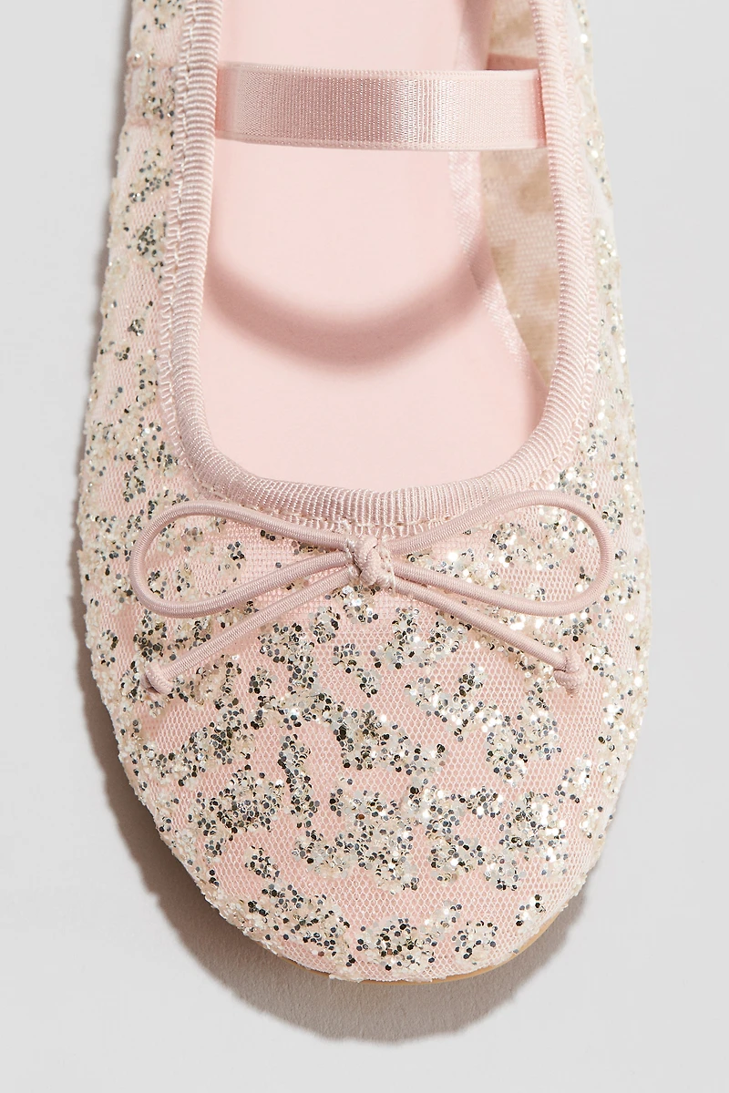 Glittery Ballet Flats