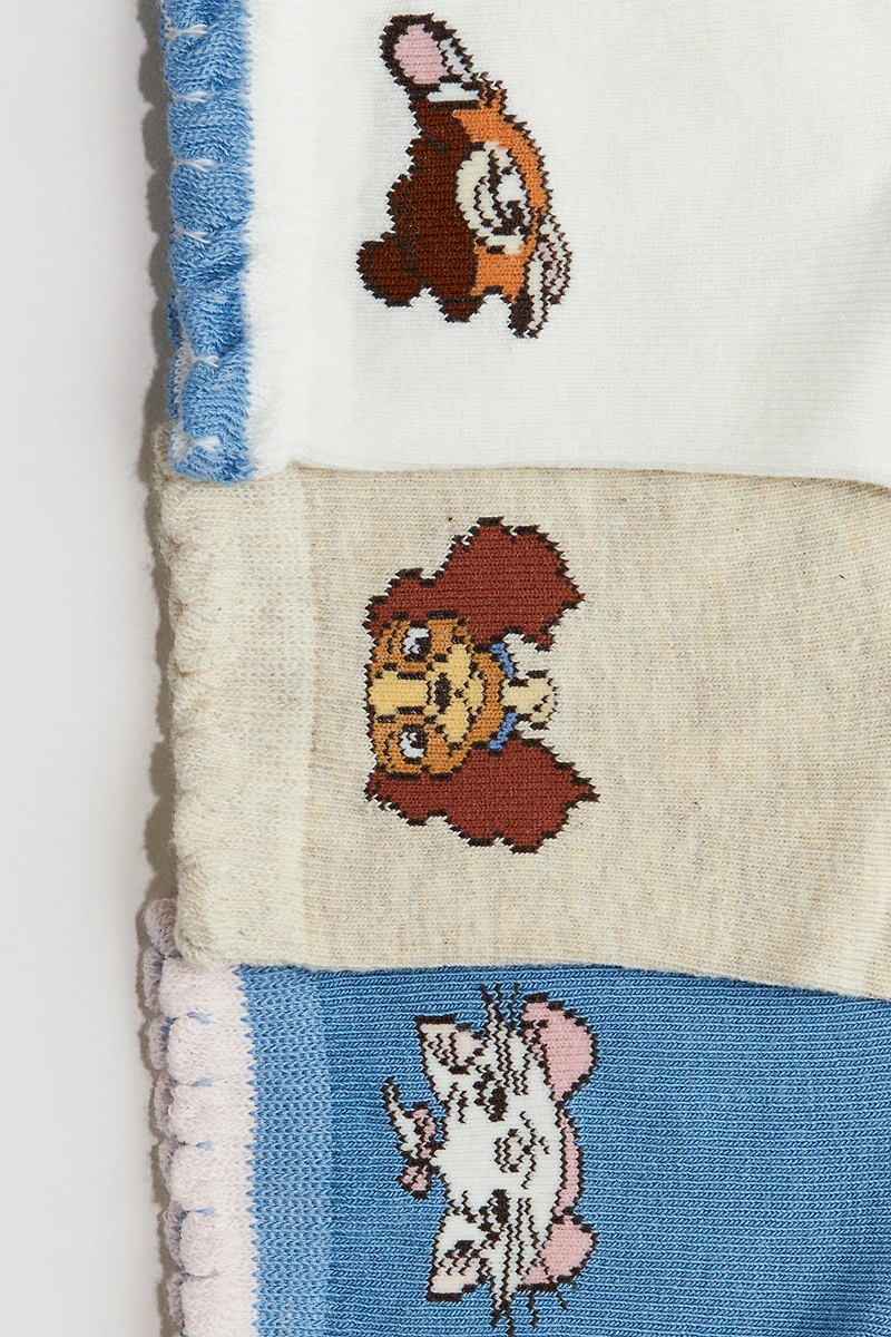 Lot de 5 paires chaussettes avec motifs