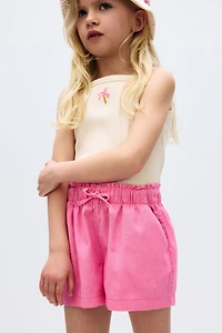 Linen-blend Shorts