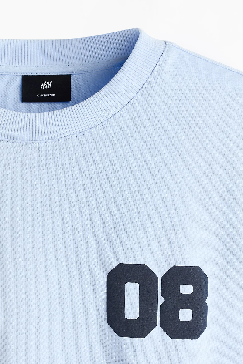 T-shirt imprimé grande taille