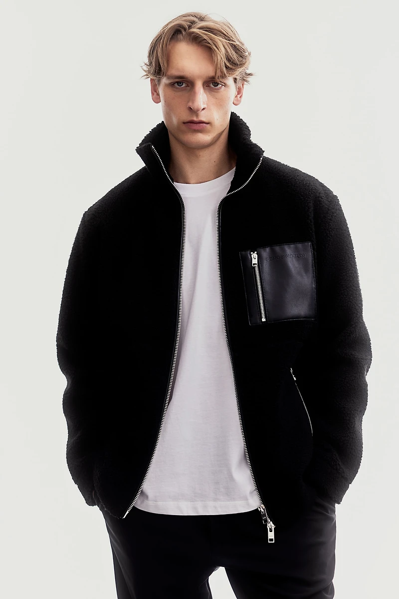 Veste ample en polar