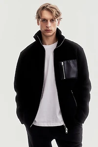 Veste ample en polar
