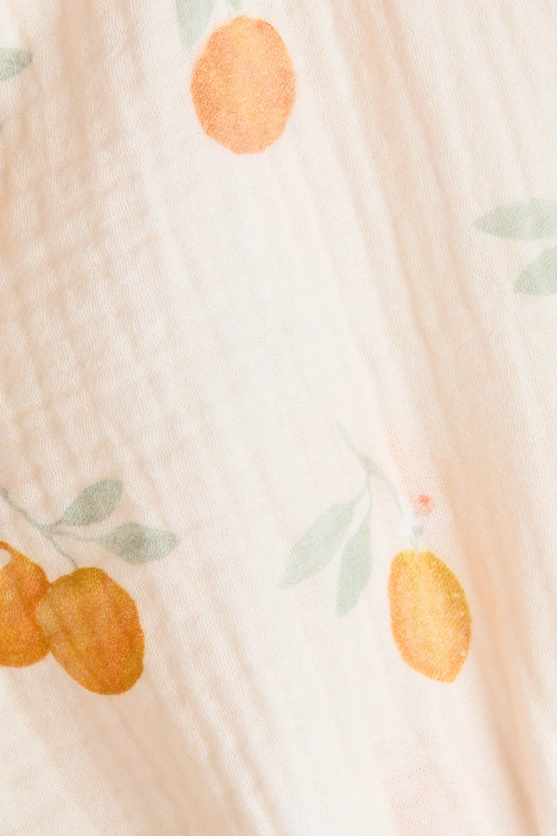 Cotton Muslin Bodysuit