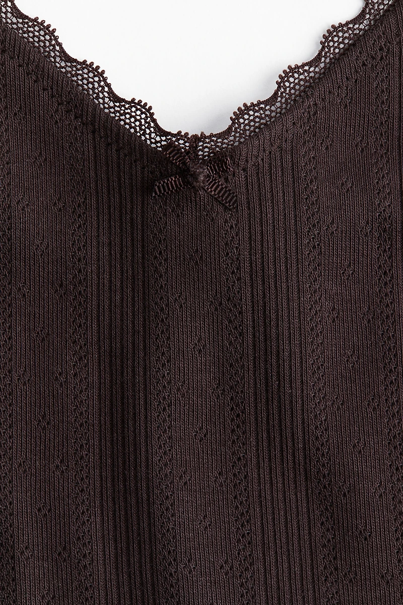Pointelle Camisole Top