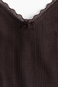 Pointelle Camisole Top