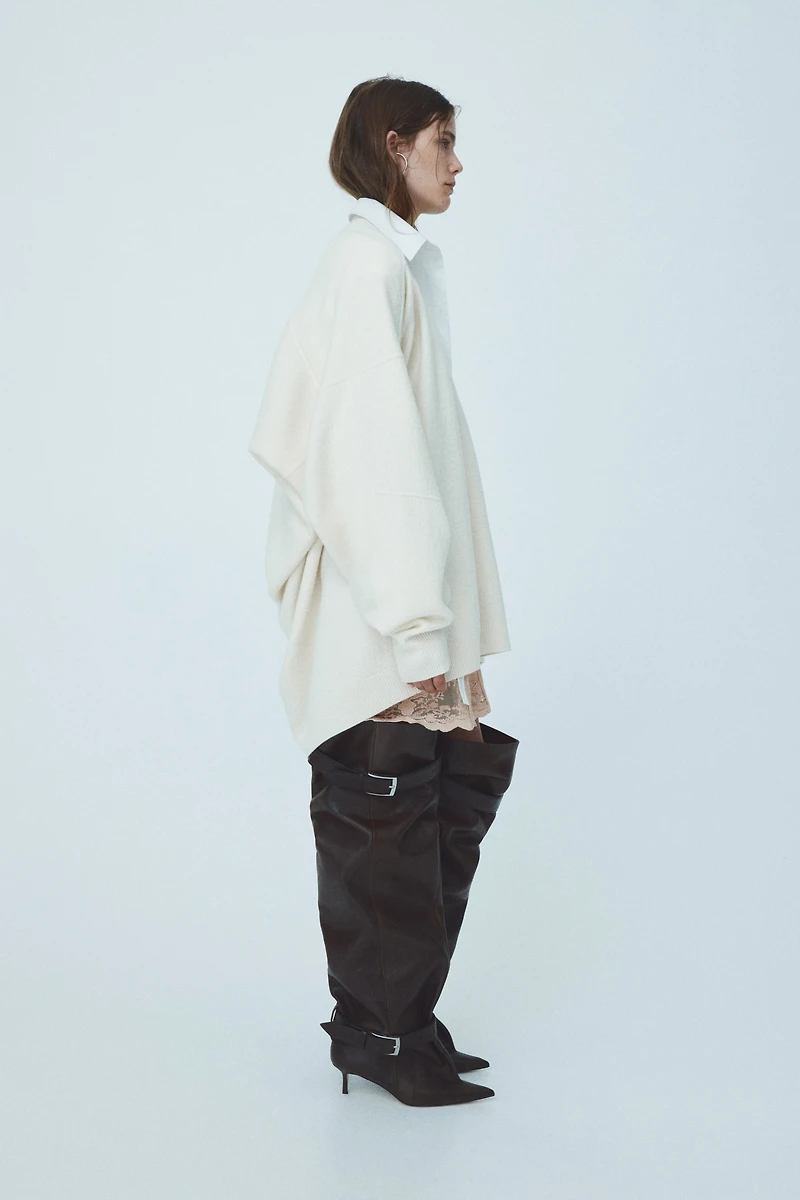 Grand chandail en laine