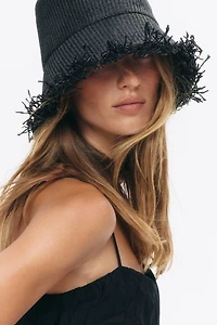 Straw Bucket Hat