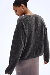 Rib-Knit Sweater