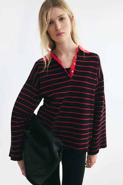 Oversized Polo Shirt